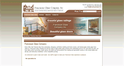 Desktop Screenshot of franciscanglass.com